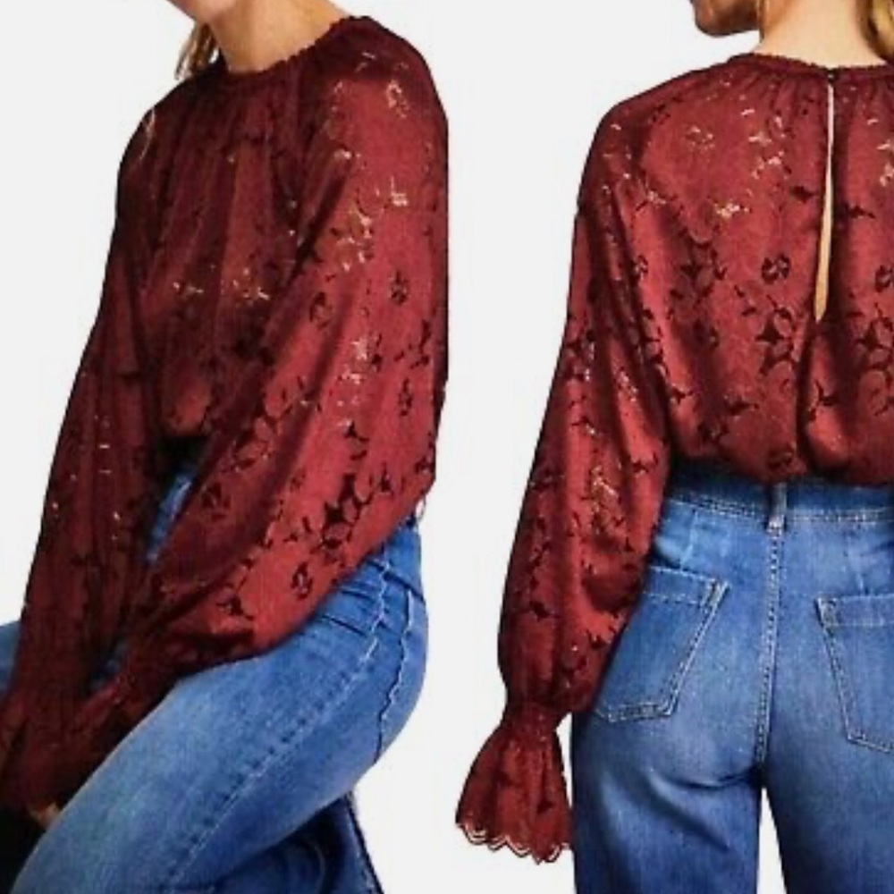 Free People Women's Olivia Lace Top